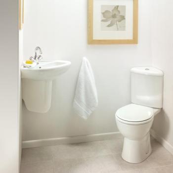 Klein toilet inrichten met Lafiness